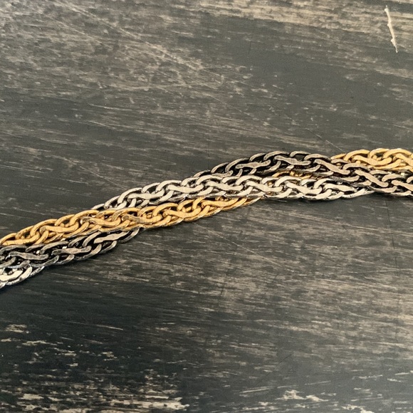 3 tone necklace and bracelet set - Picture 3 of 3